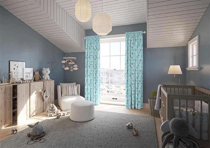 Sky Patrol, Horizon - Made to Measure Curtains - Image 7